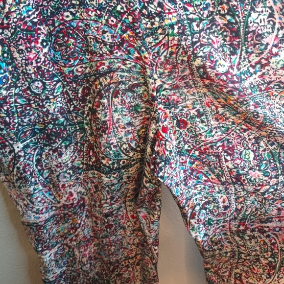 L’AGENCE 100% Silk Colorful Abstract Artsy Jumpsuit - Picture 10 of 16